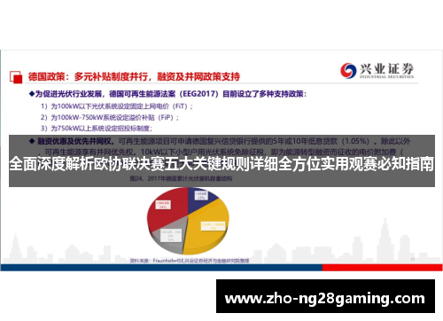全面深度解析欧协联决赛五大关键规则详细全方位实用观赛必知指南